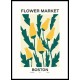 Abstract Flower Market Floral Wall Art Poster 1